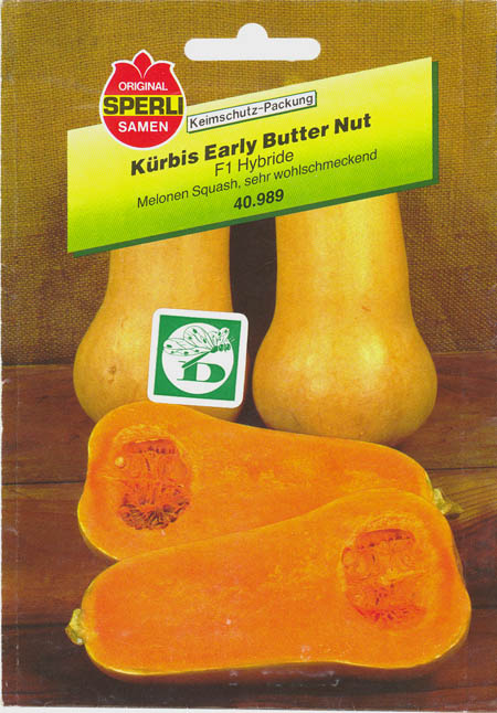 Moskusgrskar, Early Butternut F1, Cucurbita moschata