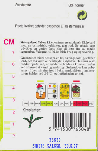 Gulerod, Nabora F1, Daucus carota </i>L. subsp.<i> sativus